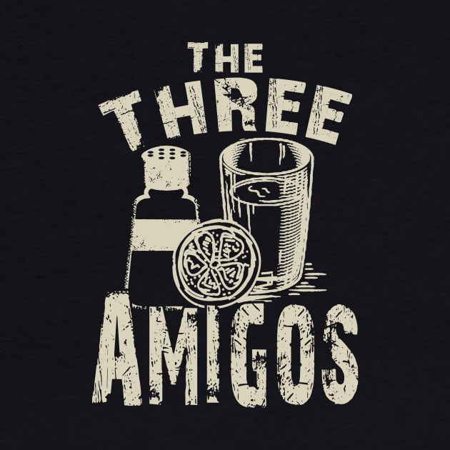 Three Amigos Cocktail Funny Bartending Alcohol Pun by theperfectpresents